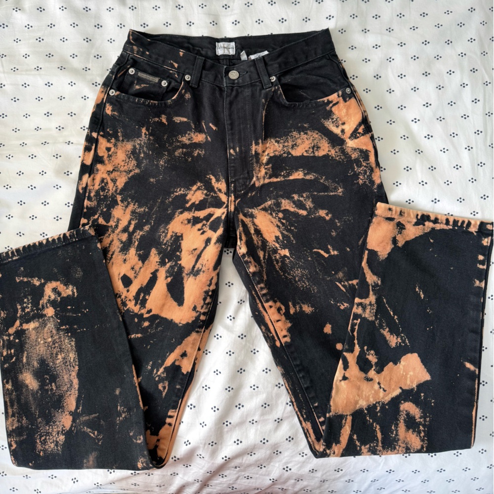 Vintage Calvin Klein Jeans Bleach Tie Dye
